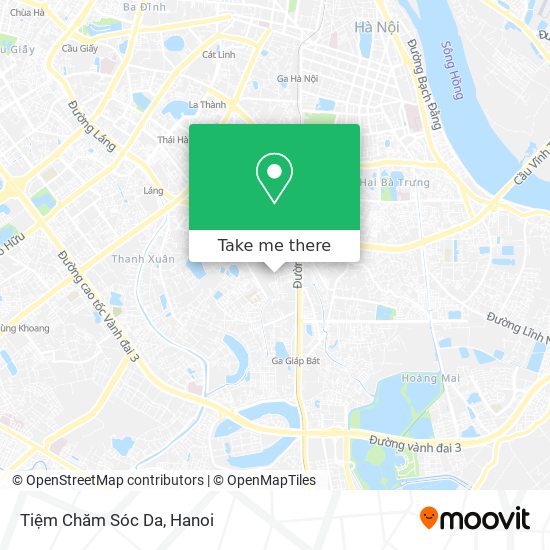 Tiệm Chăm Sóc Da map