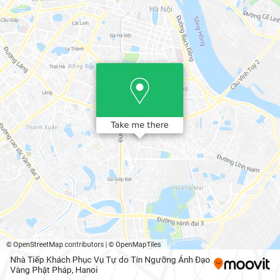 Nhà Tiếp Khách Phục Vụ Tự do Tín Ngưỡng Ánh Đạo Vàng Phật Pháp map