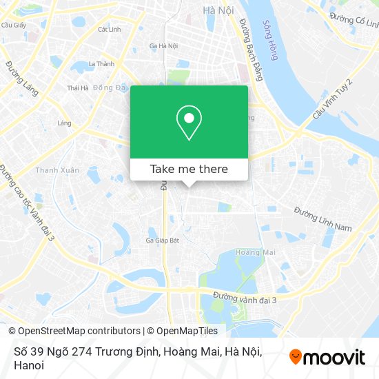 Số 39 Ngõ 274 Trương Định, Hoàng Mai, Hà Nội map