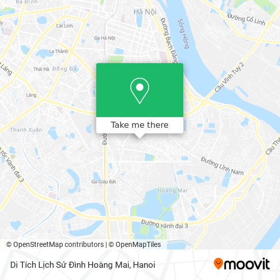 Di Tích Lịch Sử Đình Hoàng Mai map