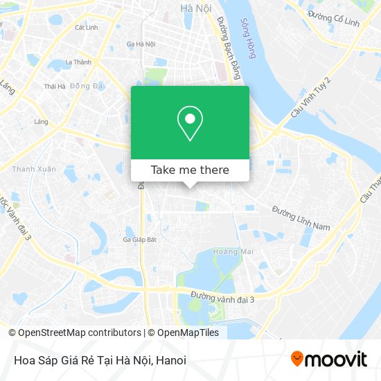 Hoa Sáp Giá Rẻ Tại Hà Nội map