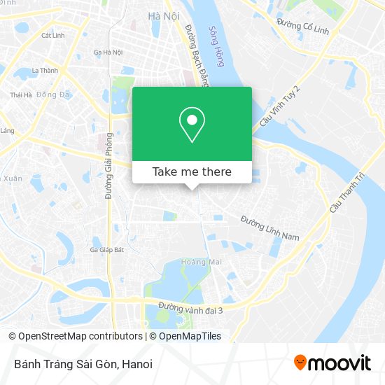 Bánh Tráng Sài Gòn map