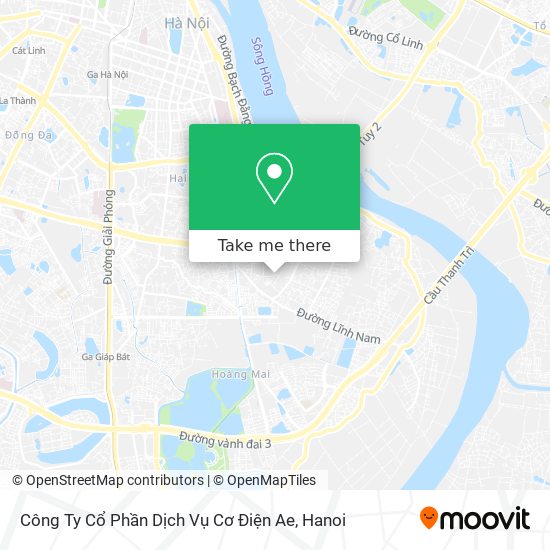 Công Ty Cổ Phần Dịch Vụ Cơ Điện Ae map