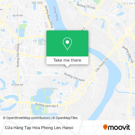 Cửa Hàng Tạp Hóa Phong Len map