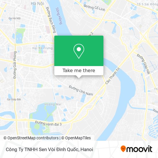 Công Ty TNHH Sen Vòi Đình Quốc map