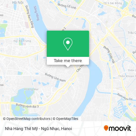 Nhà Hàng Thế Mỹ - Ngũ Nhạc map