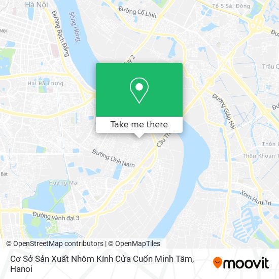 Cơ Sở Sản Xuất Nhôm Kính Cửa Cuốn Minh Tâm map