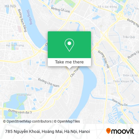 785 Nguyễn Khoái, Hoàng Mai, Hà Nội map