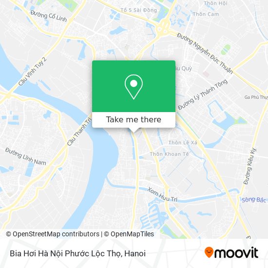 Bia Hơi Hà Nội Phước Lộc Thọ map