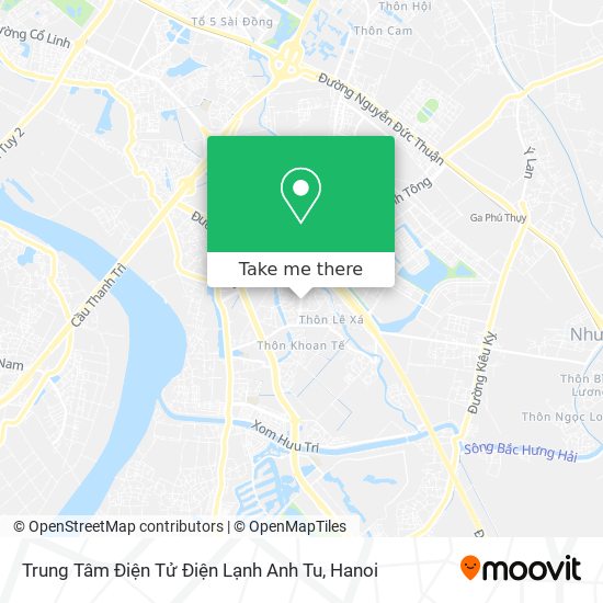 Trung Tâm Điện Tử Điện Lạnh Anh Tu map