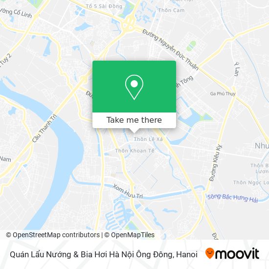 Quán Lẩu Nướng & Bia Hơi Hà Nội Ông Đông map