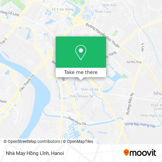 Nhà May Hồng Lĩnh map