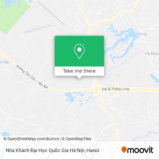 Nhà Khách Đại Học Quốc Gia Hà Nội map
