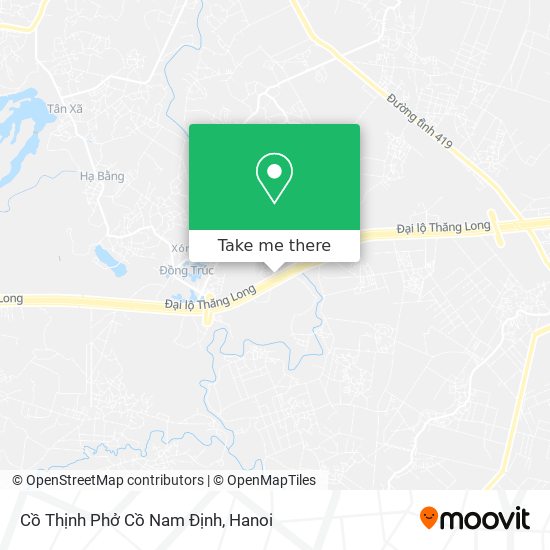 Cồ Thịnh Phở Cồ Nam Định map