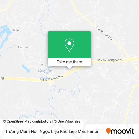 Trường Mầm Non Ngọc Liệp Khu Liệp Mai map