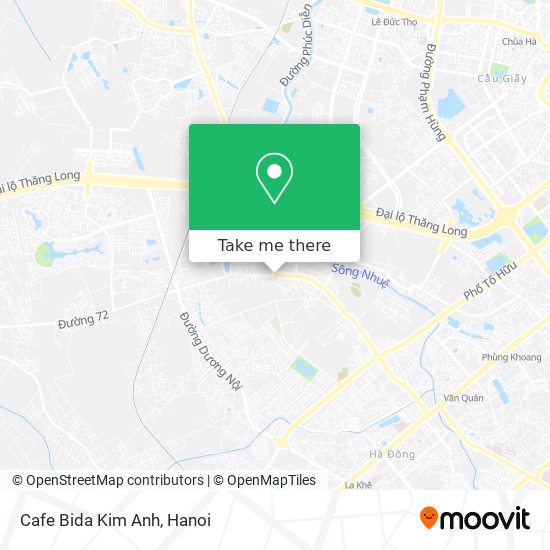 Cafe Bida Kim Anh map