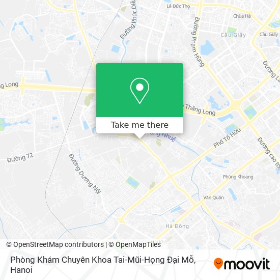 Phòng Khám Chuyên Khoa Tai-Mũi-Họng Đại Mỗ map