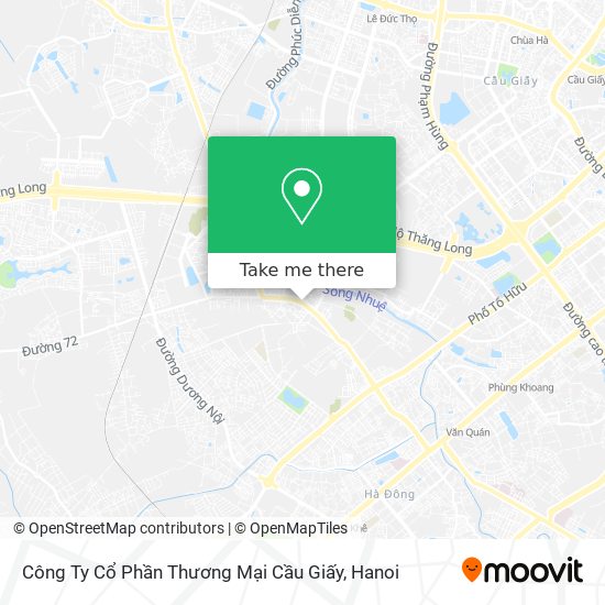 Công Ty Cổ Phần Thương Mại Cầu Giấy map