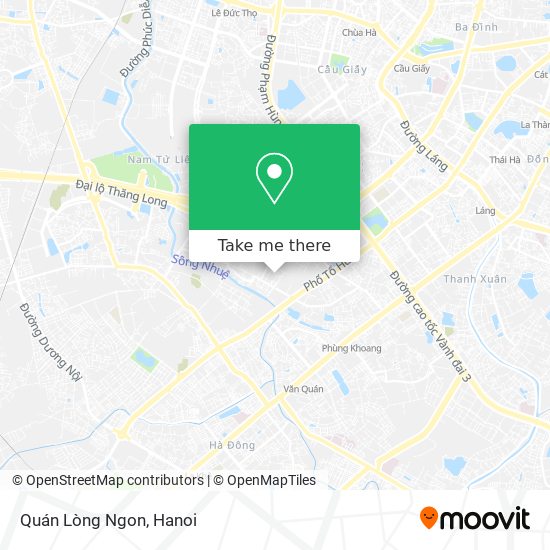 Quán Lòng Ngon map