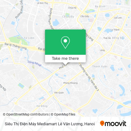 Siêu Thị Điện Máy Mediamart Lê Văn Lương map