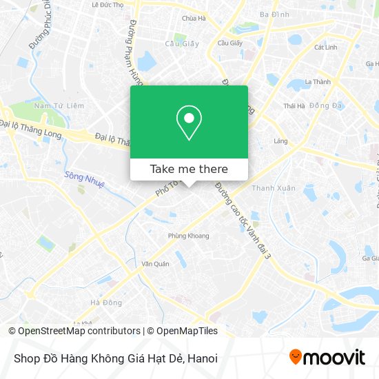 Shop Đồ Hàng Không Giá Hạt Dẻ map