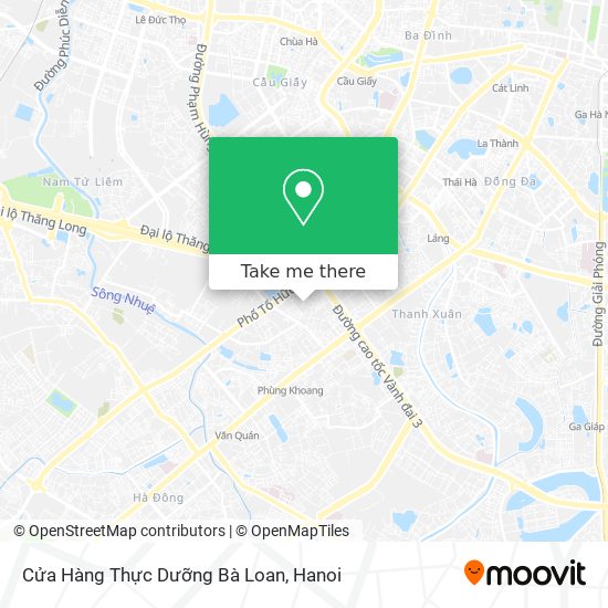 Cửa Hàng Thực Dưỡng Bà Loan map