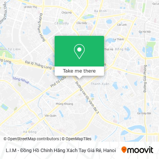 L.I.M - Đồng Hồ Chính Hãng Xách Tay Giá Rẻ map