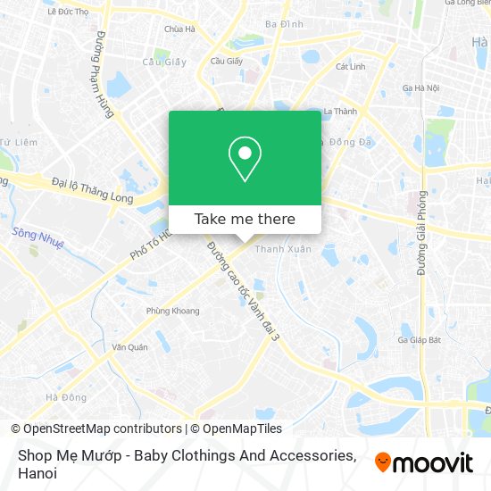 Shop Mẹ Mướp - Baby Clothings And Accessories map