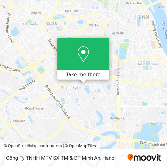 Công Ty TNHH MTV SX TM & ĐT Minh An map
