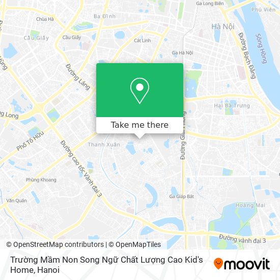 Trường Mầm Non Song Ngữ Chất Lượng Cao Kid's Home map