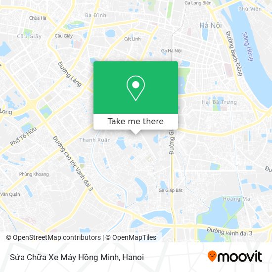 Sửa Chữa Xe Máy Hồng Minh map