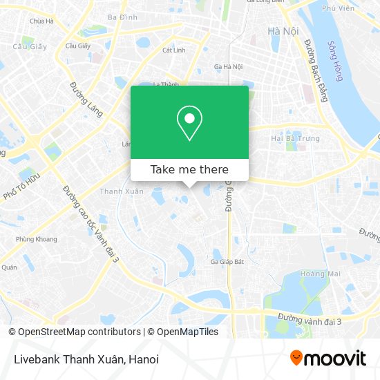 Livebank Thanh Xuân map