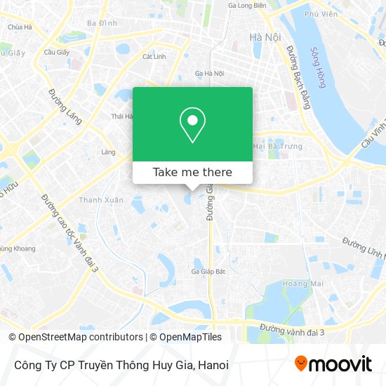 Công Ty CP Truyền Thông Huy Gia map