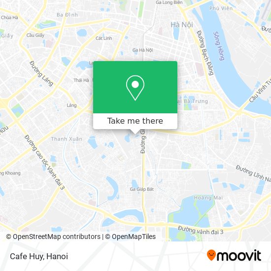 Cafe Huy map