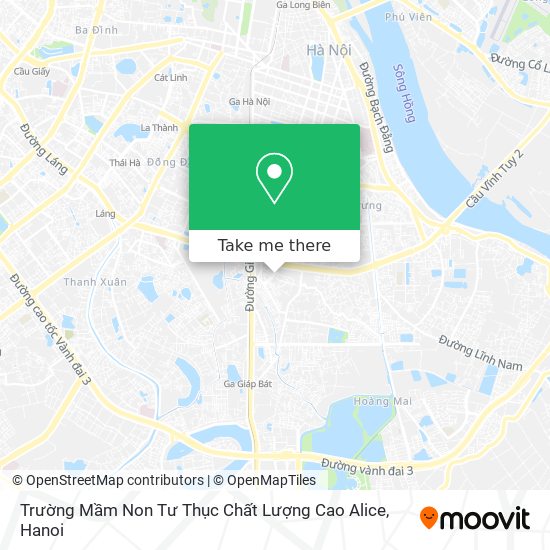 Trường Mầm Non Tư Thục Chất Lượng Cao Alice map