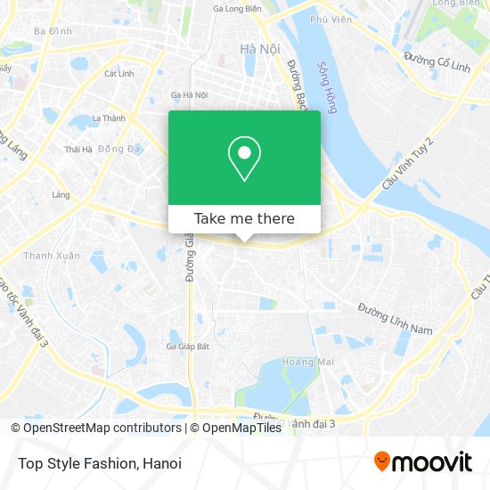 Top Style Fashion map