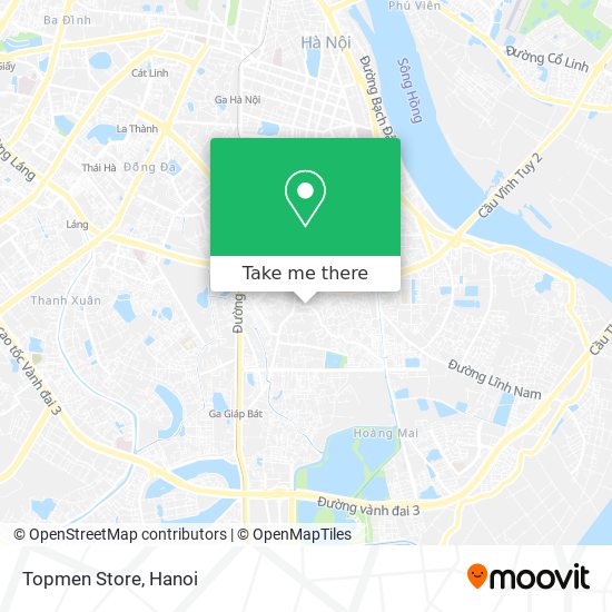 Topmen Store map