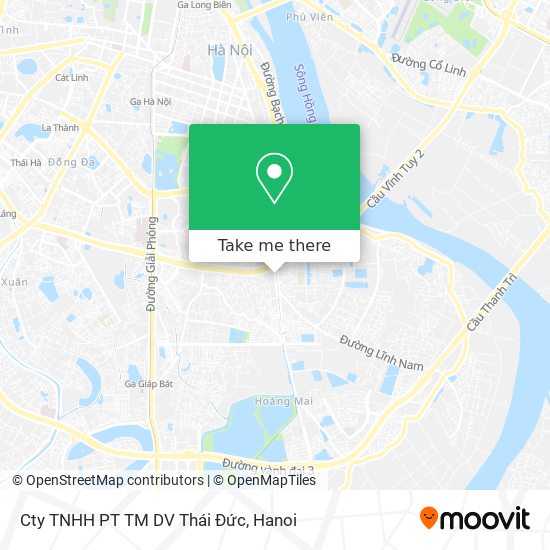 Cty TNHH PT TM DV Thái Đức map