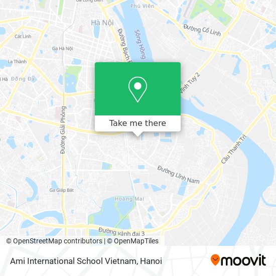 Ami International School Vietnam map