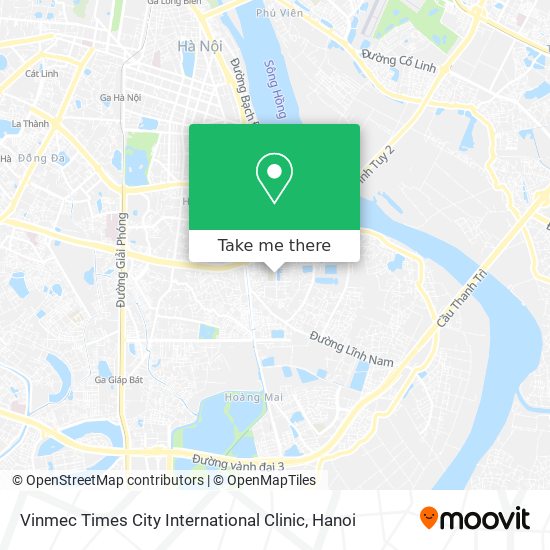 Vinmec Times City International Clinic map