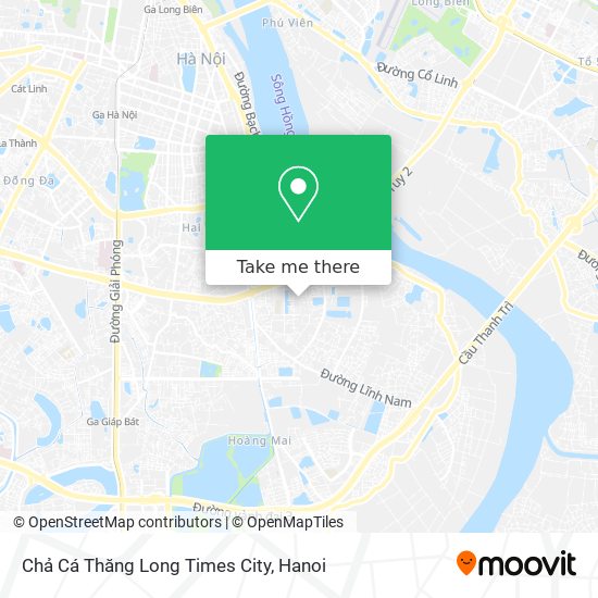 Chả Cá Thăng Long Times City map