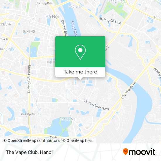 The Vape Club map