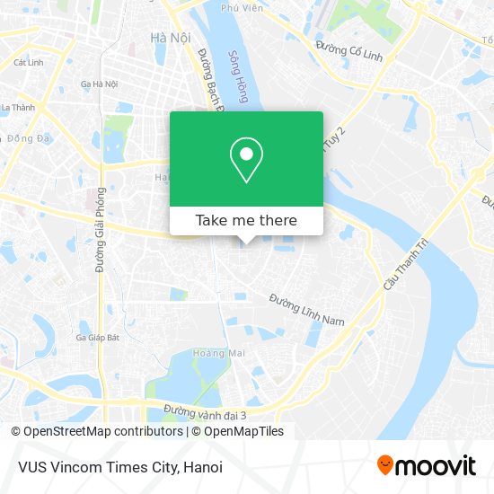 VUS Vincom Times City map