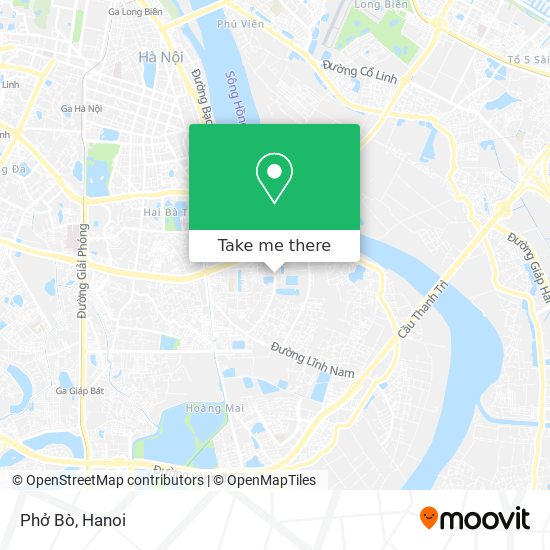 Phở Bò map