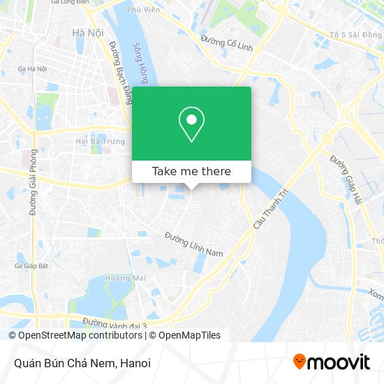 Quán Bún Chả Nem map