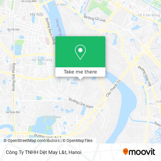 Công Ty TNHH Dệt May L&t map