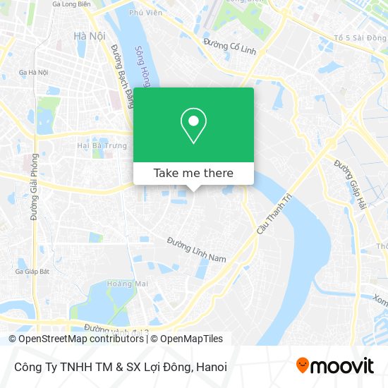 Công Ty TNHH TM & SX Lợi Đông map