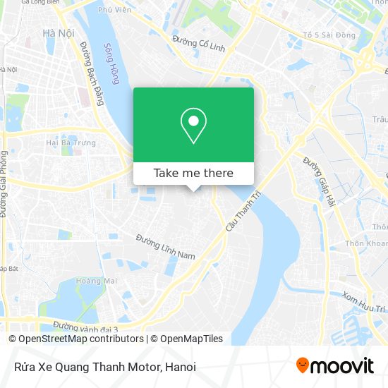 Rửa Xe Quang Thanh Motor map