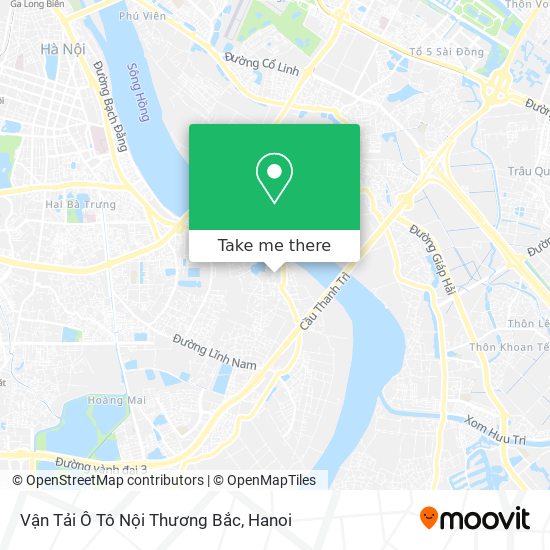 Vận Tải Ô Tô Nội Thương Bắc map