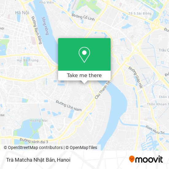 Trà Matcha Nhật Bản map